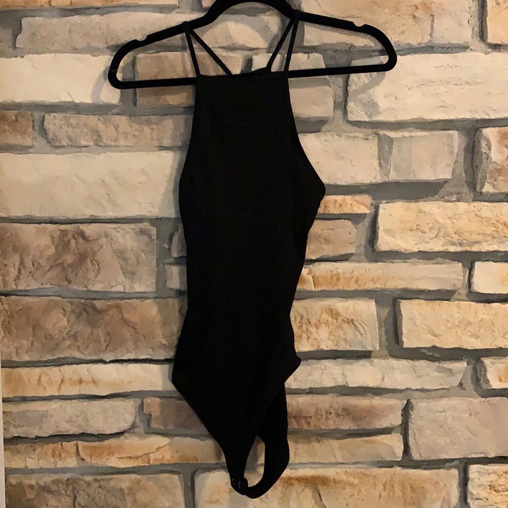 Black Tank Bodysuit